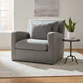 Mercana Denly 38" x 38.3" x 34.5" Fabric Arm Chair