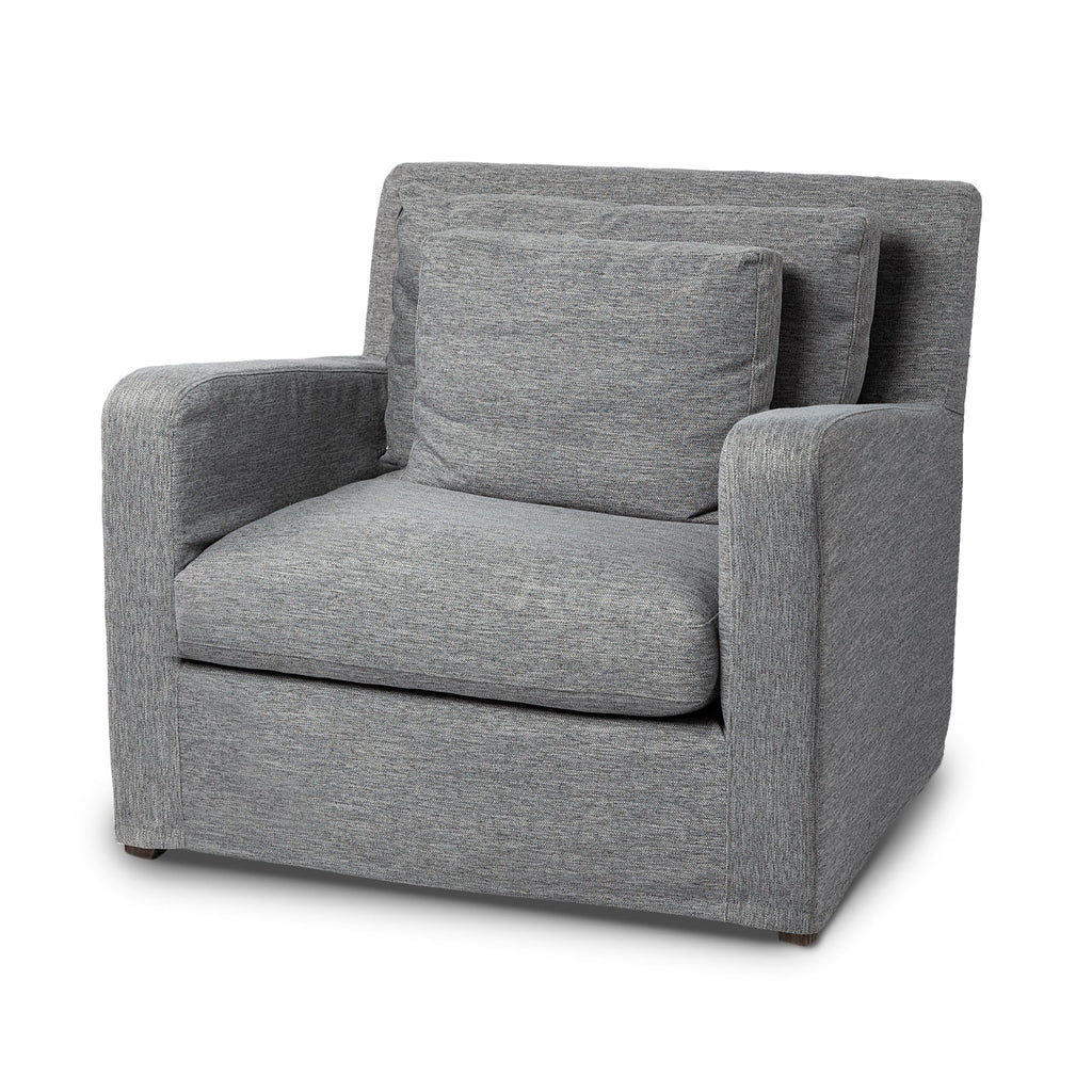 Mercana Denly 38" x 38.3" x 34.5" Fabric Arm Chair