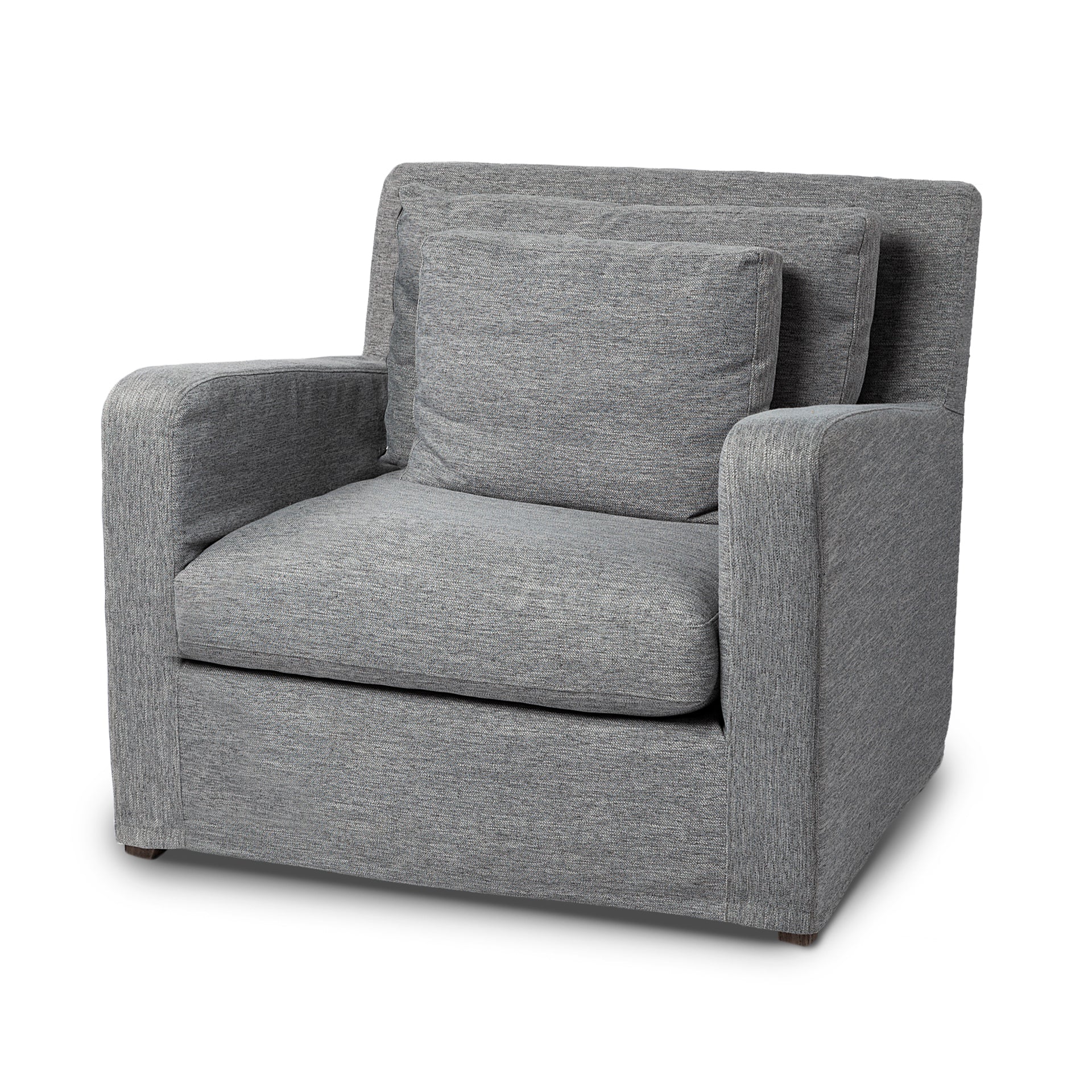 Mercana Denly 38" x 38.3" x 34.5" Fabric Arm Chair