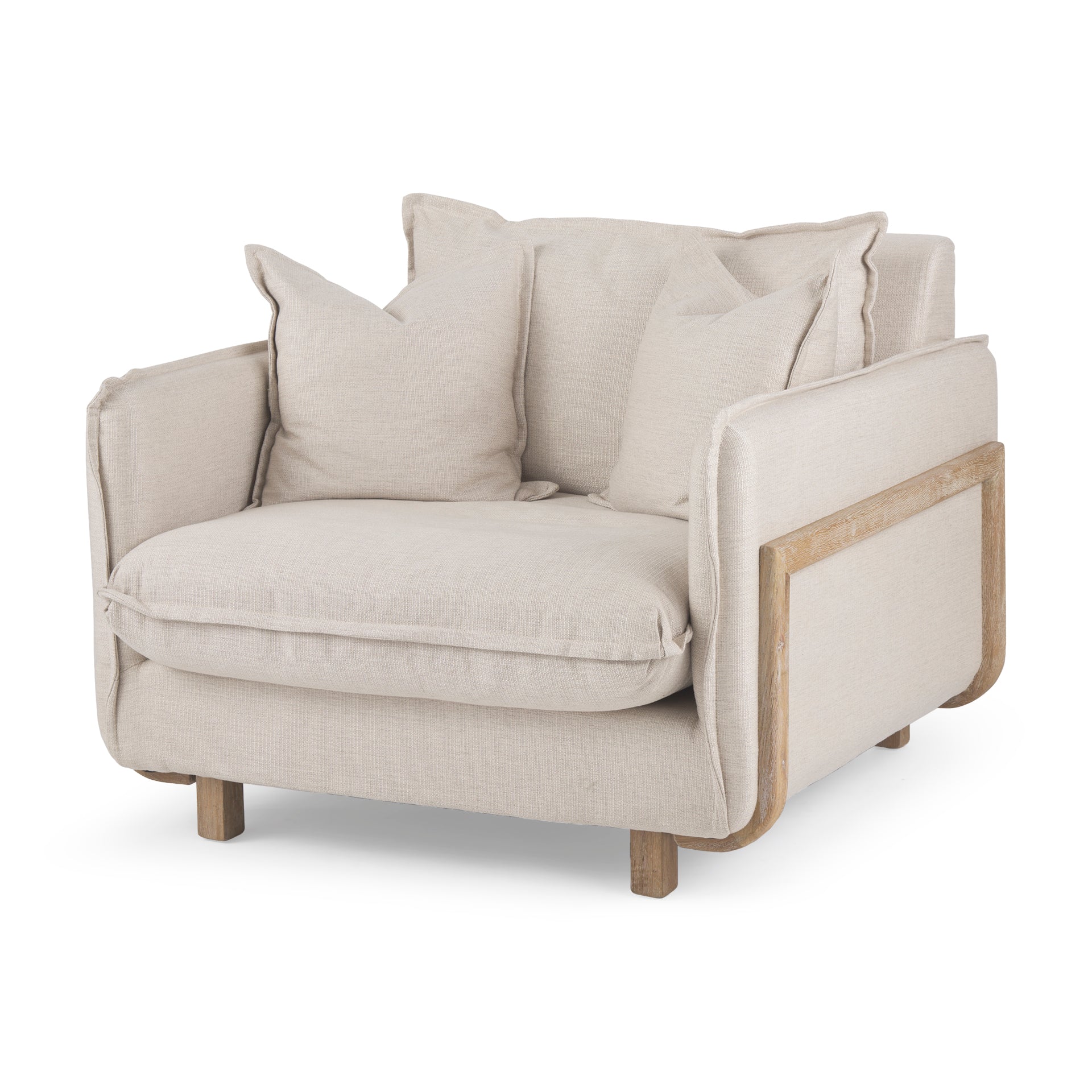 Mercana Roy 43.3" x 41.7" x 33.1" Arm Chair
