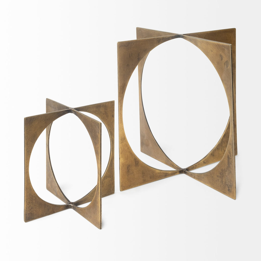 Mercana Lima 9.8" x 9.8" x 9.8" Metal Decorative Object