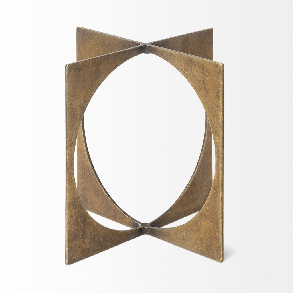Mercana Lima 6" x 6" x 6" Metal Decorative Object