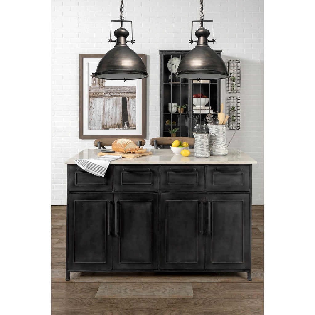 Mercana Bashaw 17" x 17" x 20" Metal Pendant Lighting