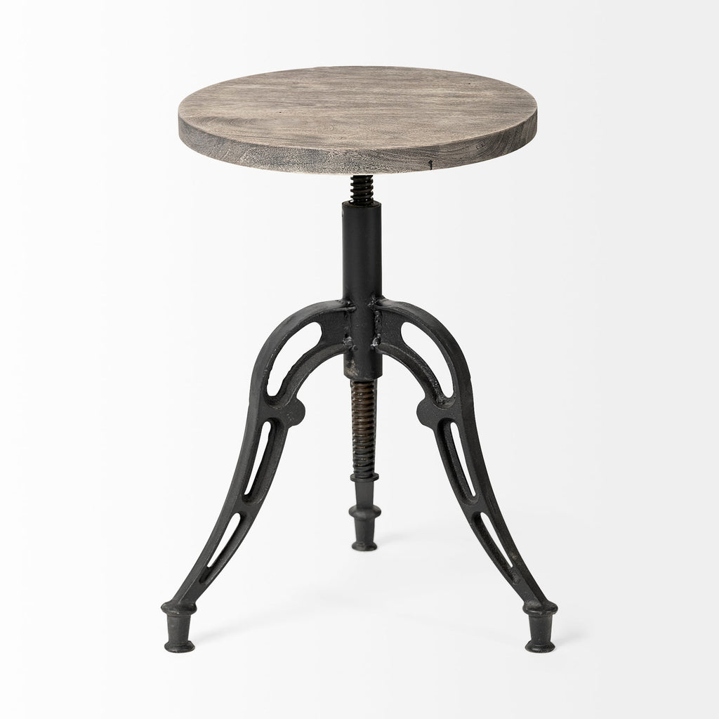 Mercana Emslie 15.8" x 15.8" x 25" Solid Wood Stool