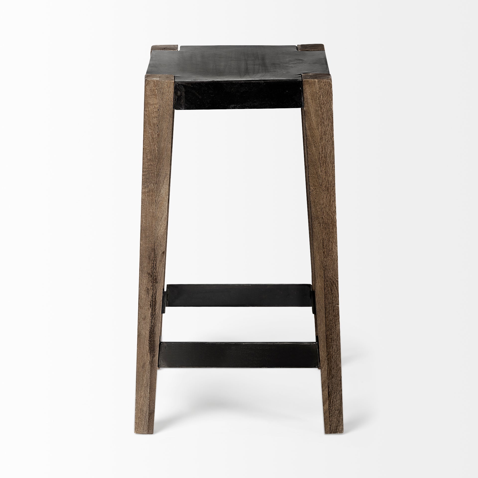 Mercana Nell 15" x 15" x 26" Solid Wood Stool