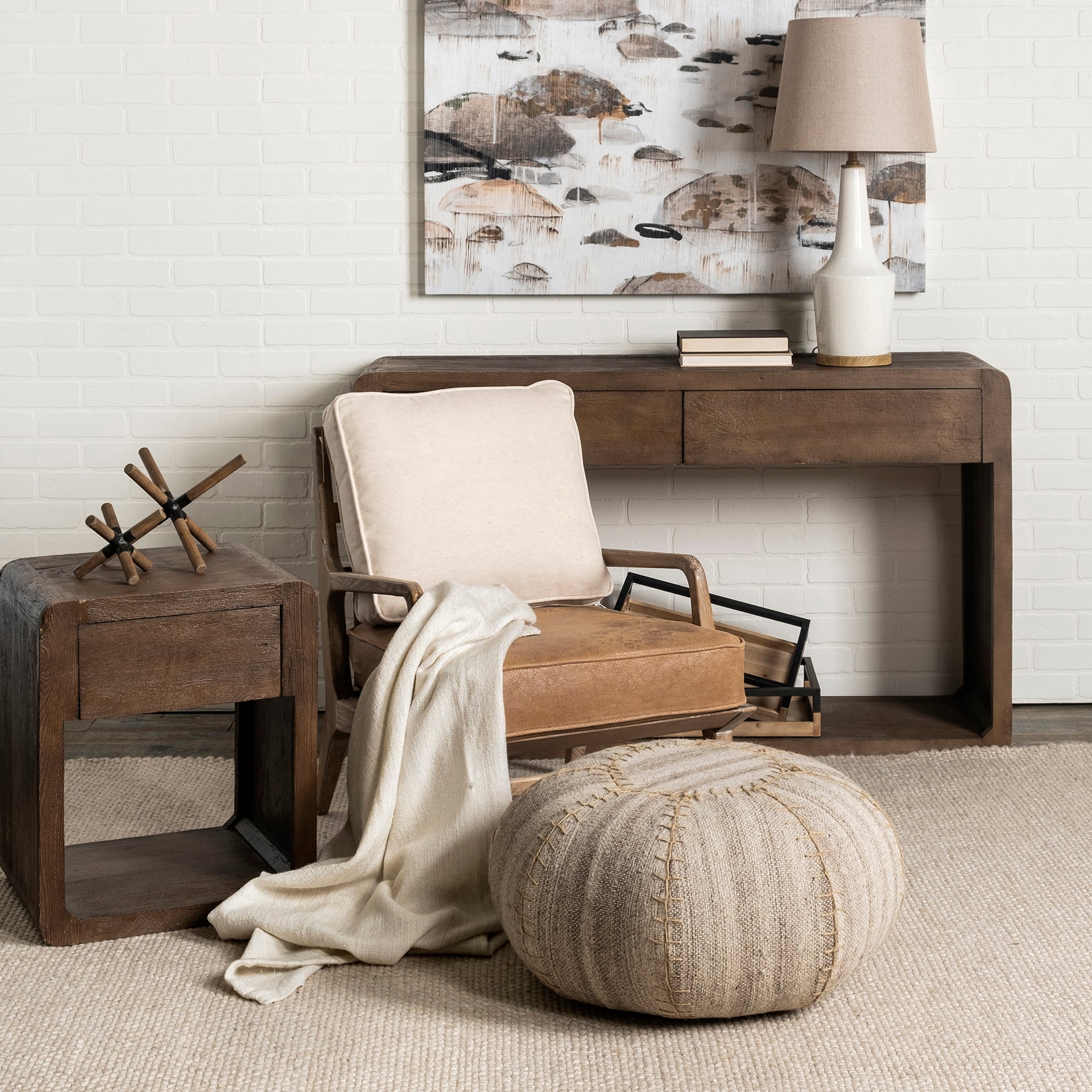 Mercana Harman 31.9" x 24" x 30" Solid Wood Side Chair