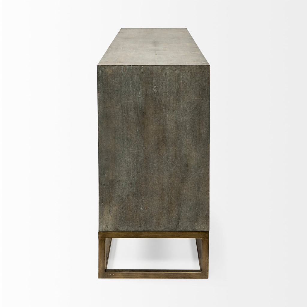 Mercana Genevieve 70" x 15.8" x 31" Solid + Manufactured Wood Sideboard