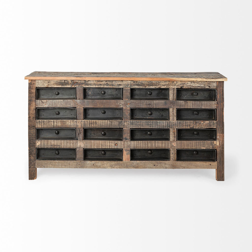 Mercana Wilton 63" x 16" x 32" Solid Wood Sideboard
