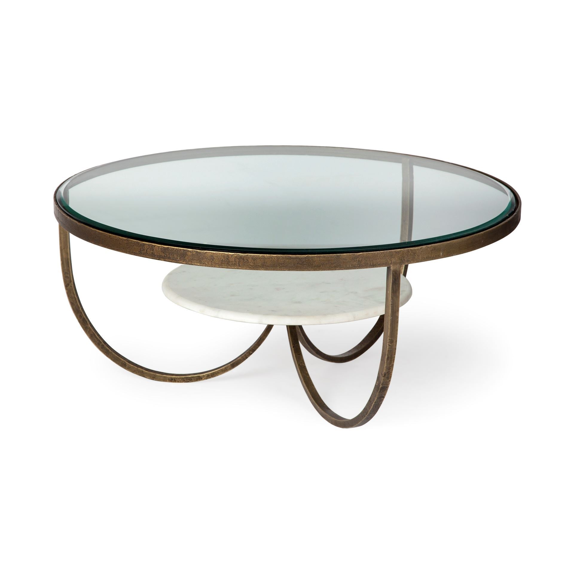 Mercana Reinhardt 36" x 36" x 16" Metal Coffee Table
