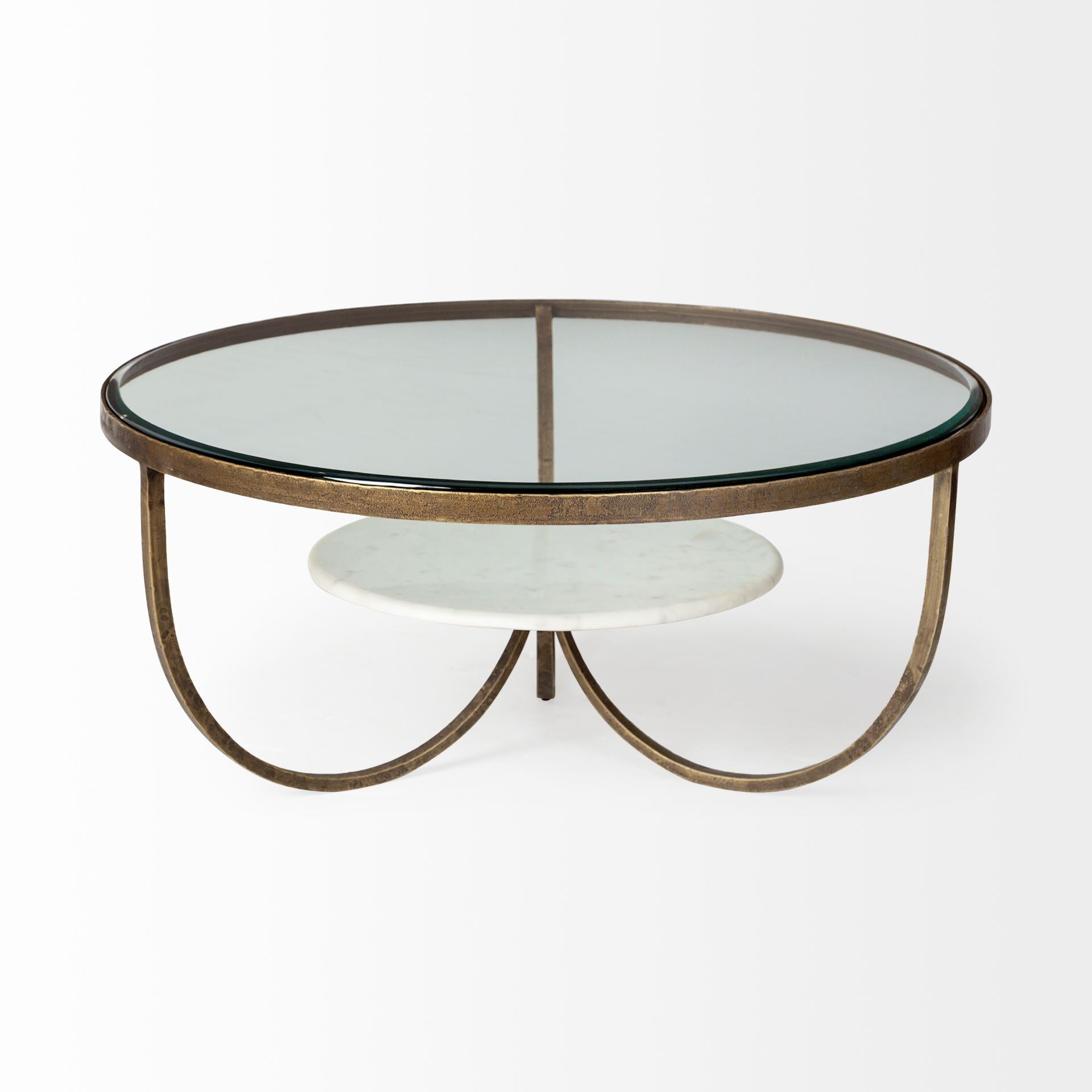Mercana Reinhardt 36" x 36" x 16" Metal Coffee Table