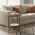 Mercana Reinhardt 20" x 20" x 24" Metal Side Table