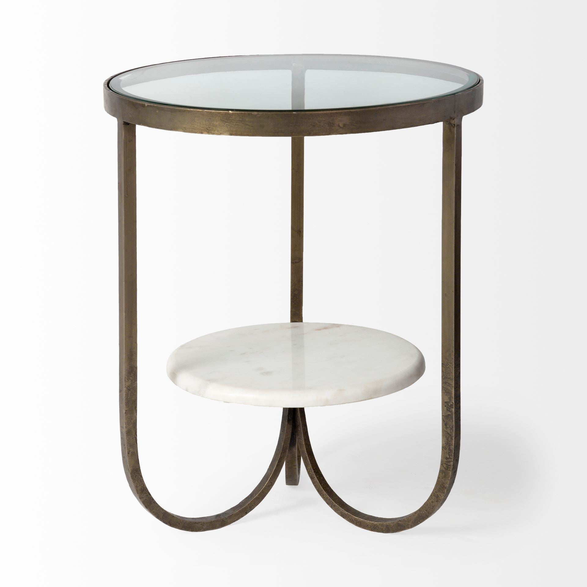 Mercana Reinhardt 20" x 20" x 24" Metal Side Table