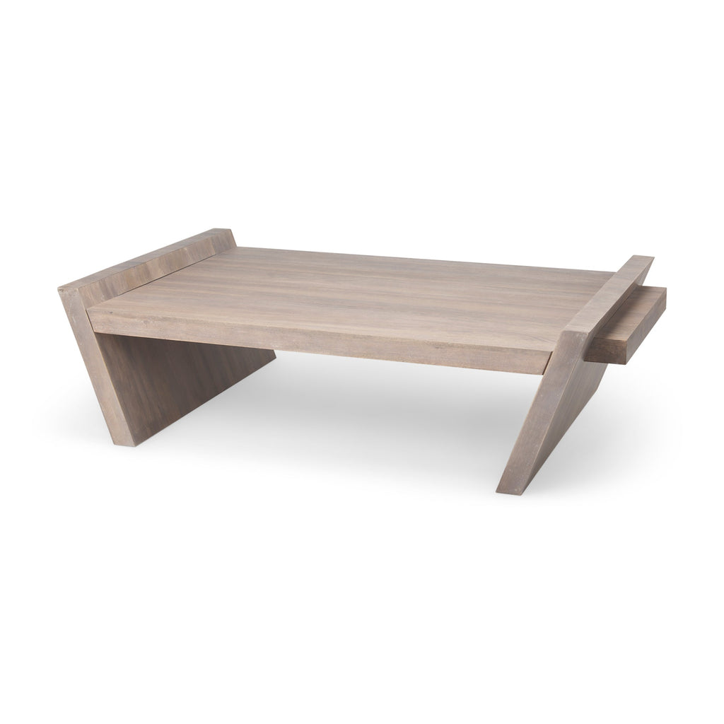 Mercana Elaine 59" x 36" x 16" Solid Wood Coffee Table