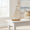 Mercana Tartane 17" x 2.3" x 21" Solid Wood Decorative Object