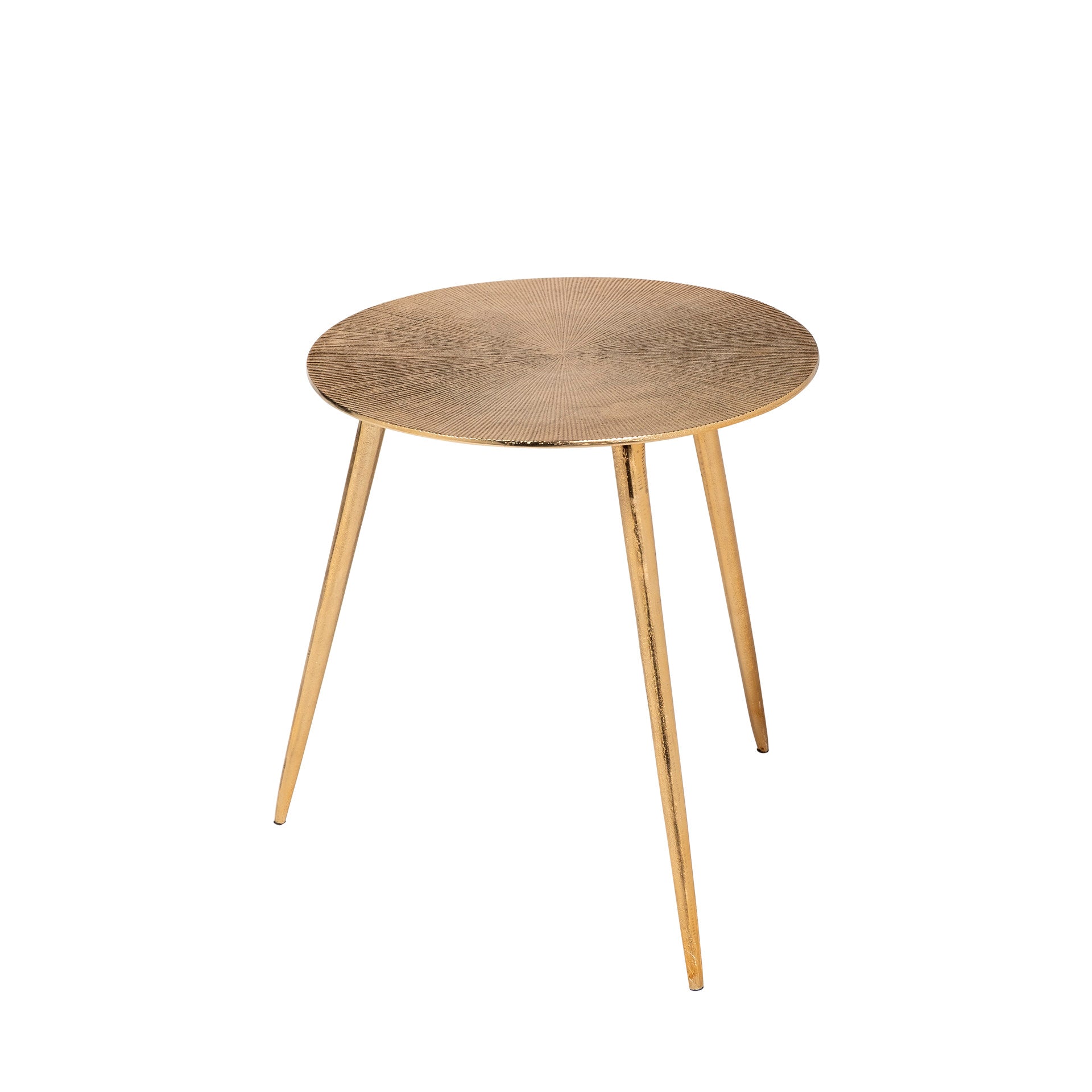 Mercana Reva 16.3" x 16.3" x 17" Metal Side Table