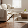 Mercana Reva 24" x 24" x 21" Metal Side Table
