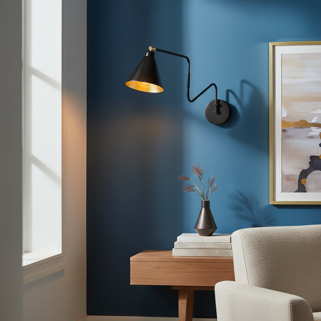 Mercana Cobalt 6" x 32" x 12" Wall Sconce