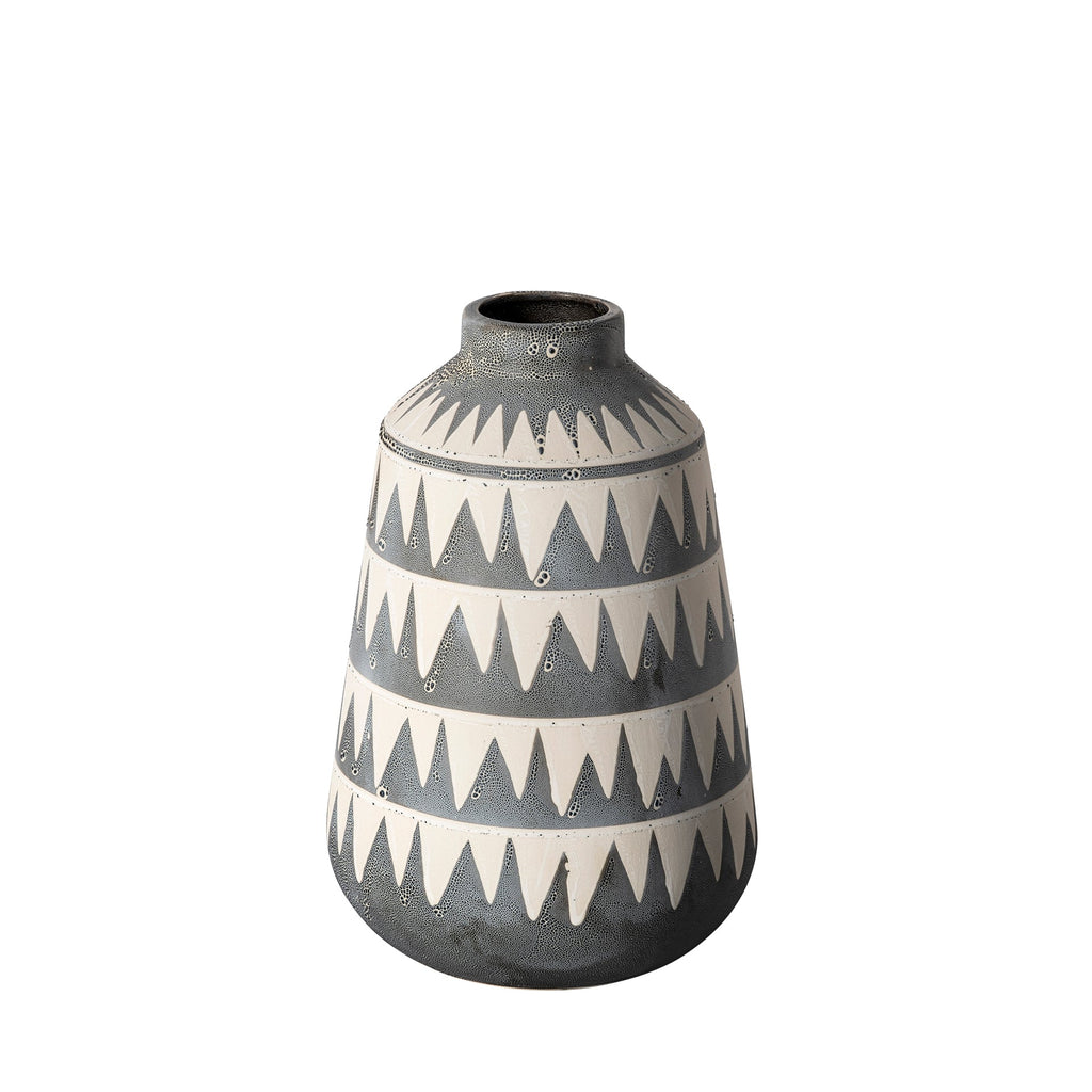 Mercana Delaney 6.7" x 6.7" x 10" Ceramic Vase