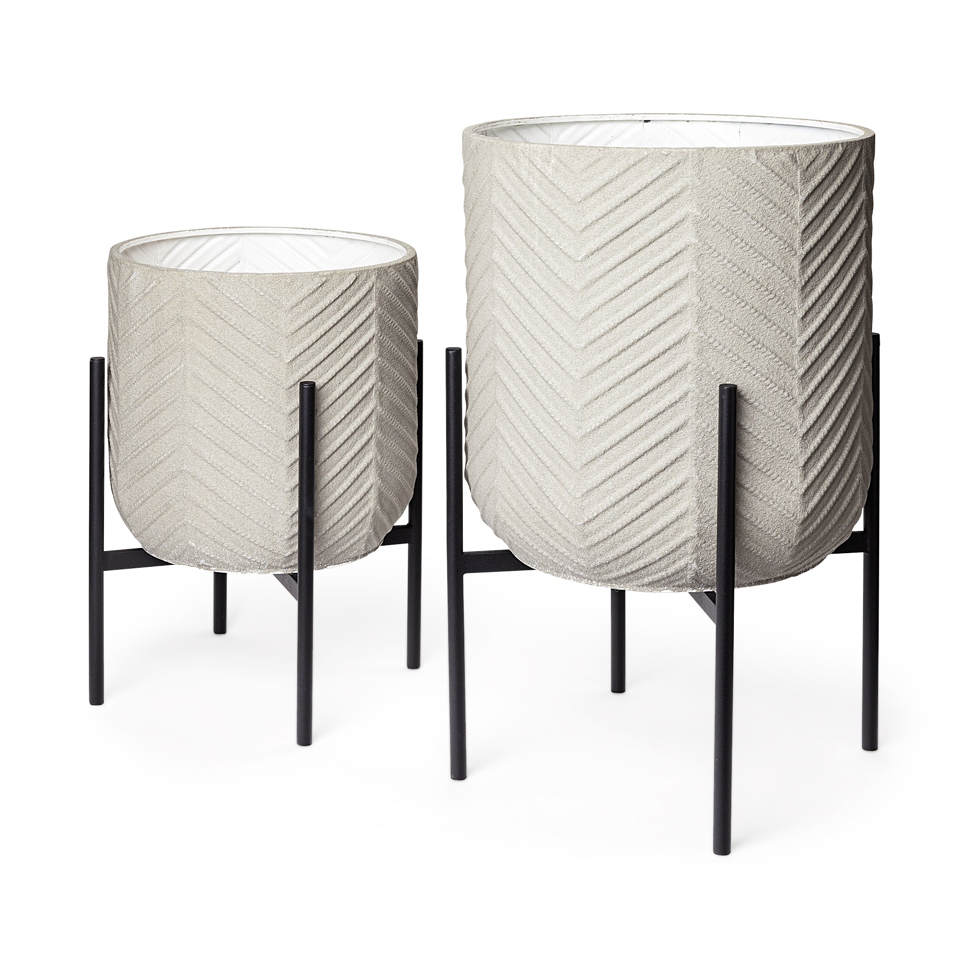 Mercana Mabel 15.4" x 15.4" x 24.8" Metal Pot