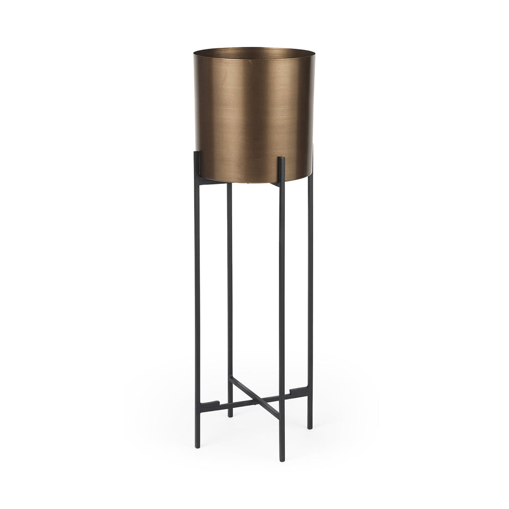 Mercana Sowerberry 10.8" x 10.8" x 33.1" Metal Pot