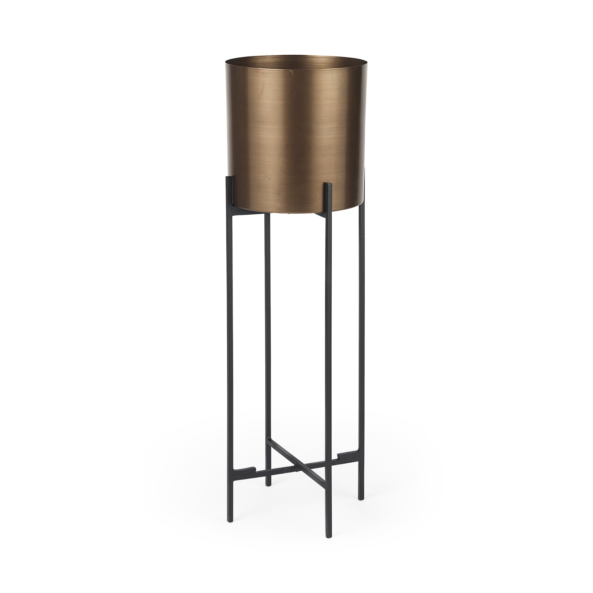 Mercana Sowerberry 10.8" x 10.8" x 33.1" Metal Pot