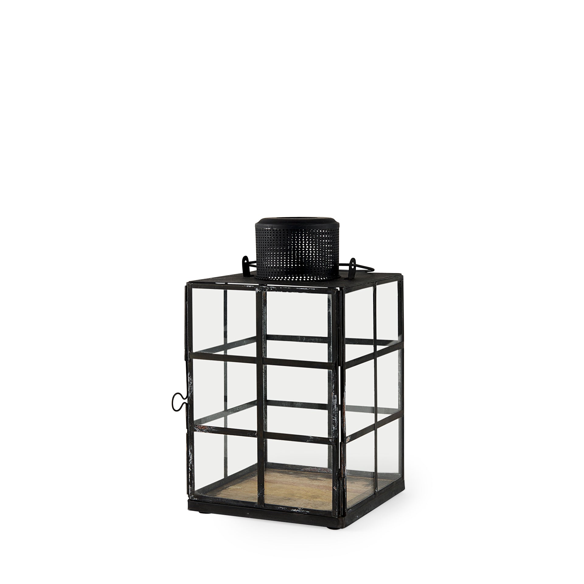 Mercana Gamfield 6.1" x 6.1" x 10.6" Metal Lantern