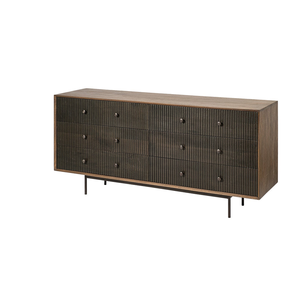 Mercana Grace 70" x 18.5" x 31.3" Solid Wood Sideboard
