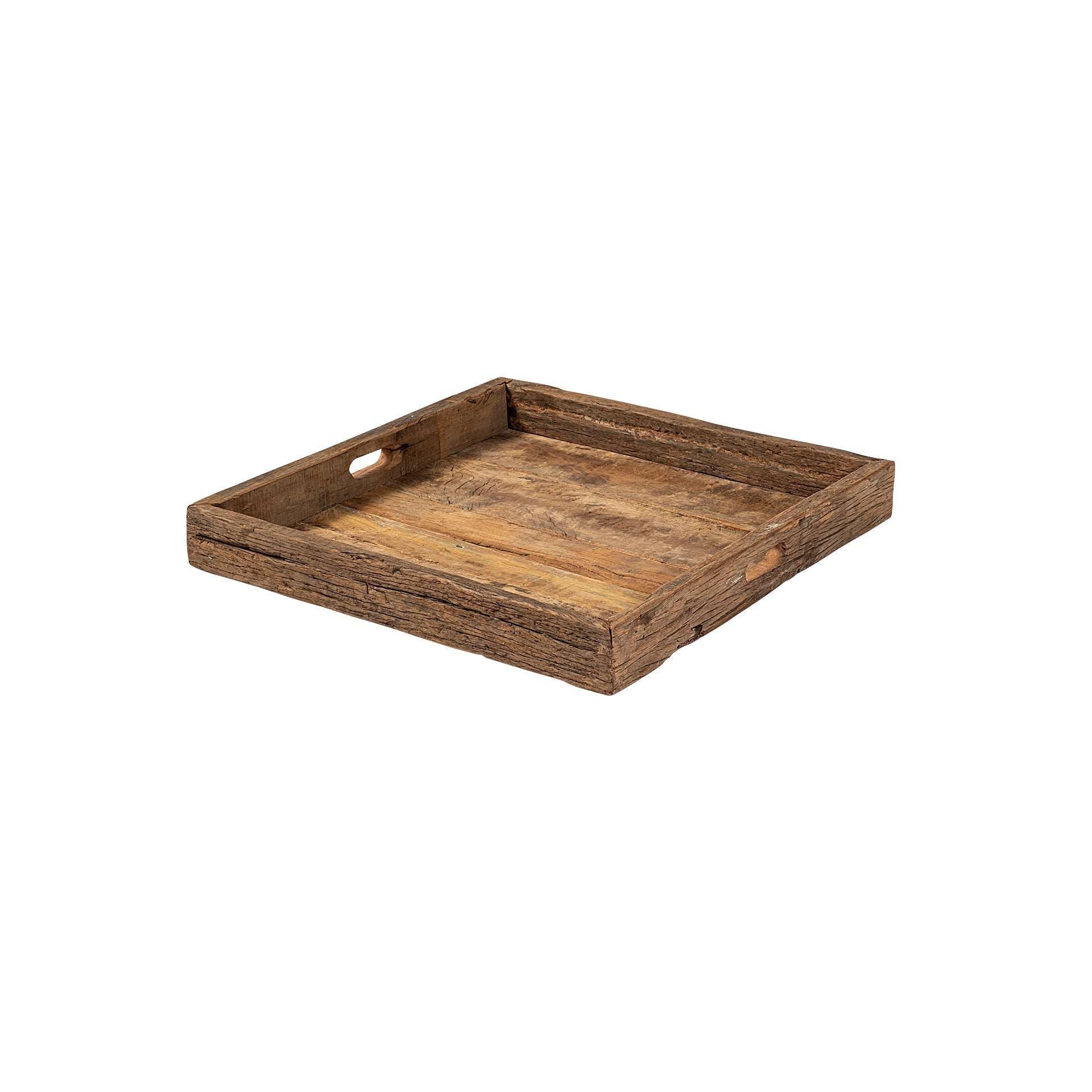 Mercana Carson 24" x 24" x 3" Solid + Manufactured Wood Tray
