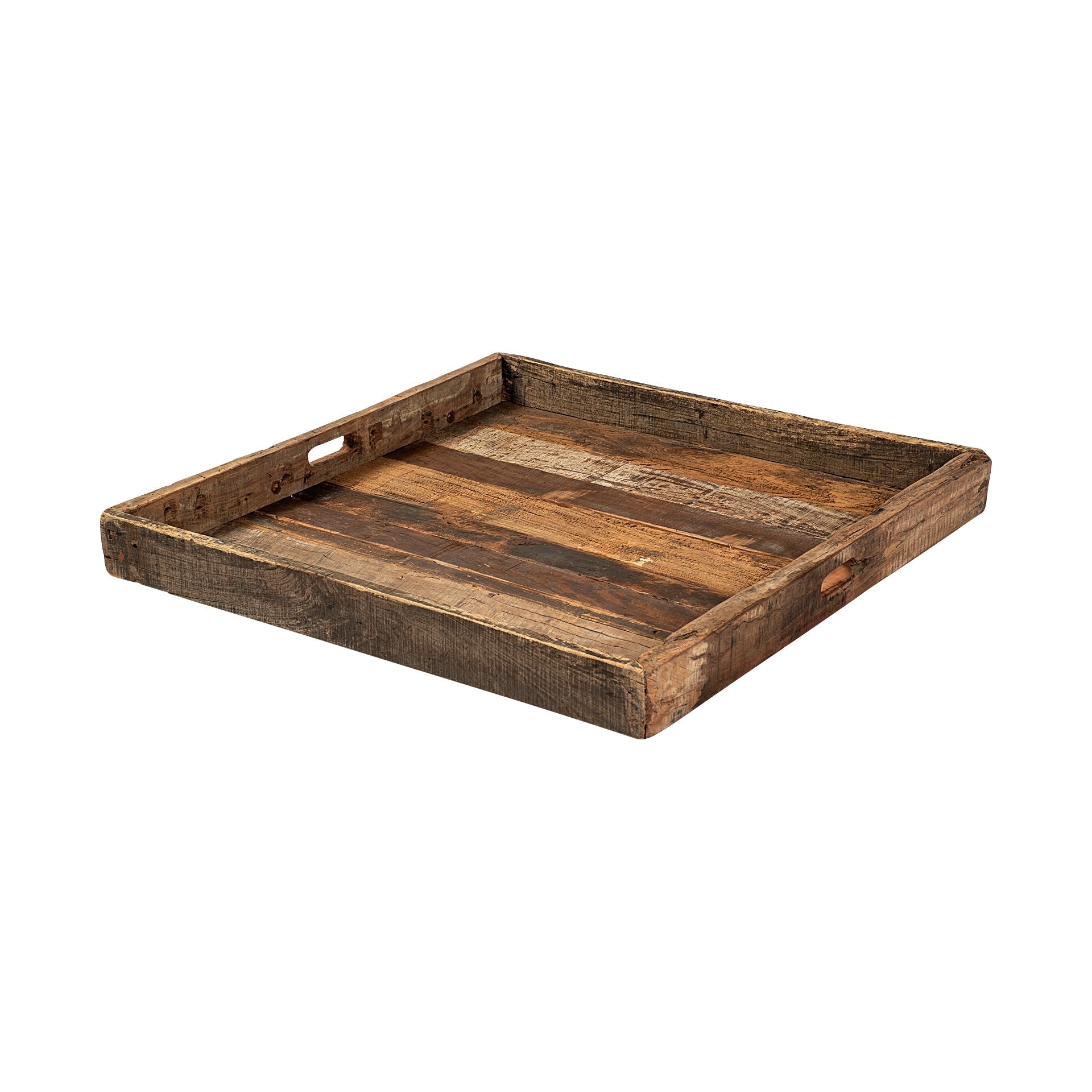 Mercana Carson 30" x 30" x 3" Solid + Manufactured Wood Tray