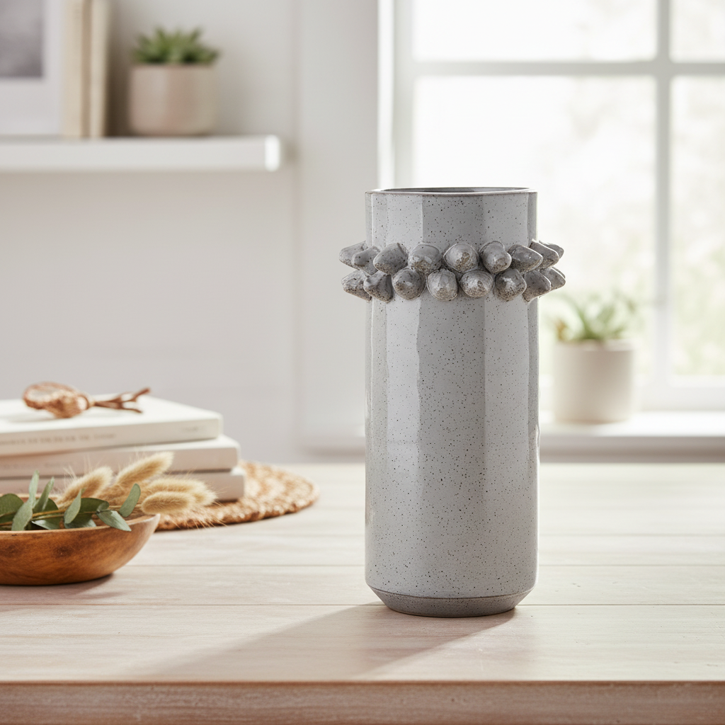 Mercana Farmhampton 5.7" x 5.7" x 11" Ceramic Vase
