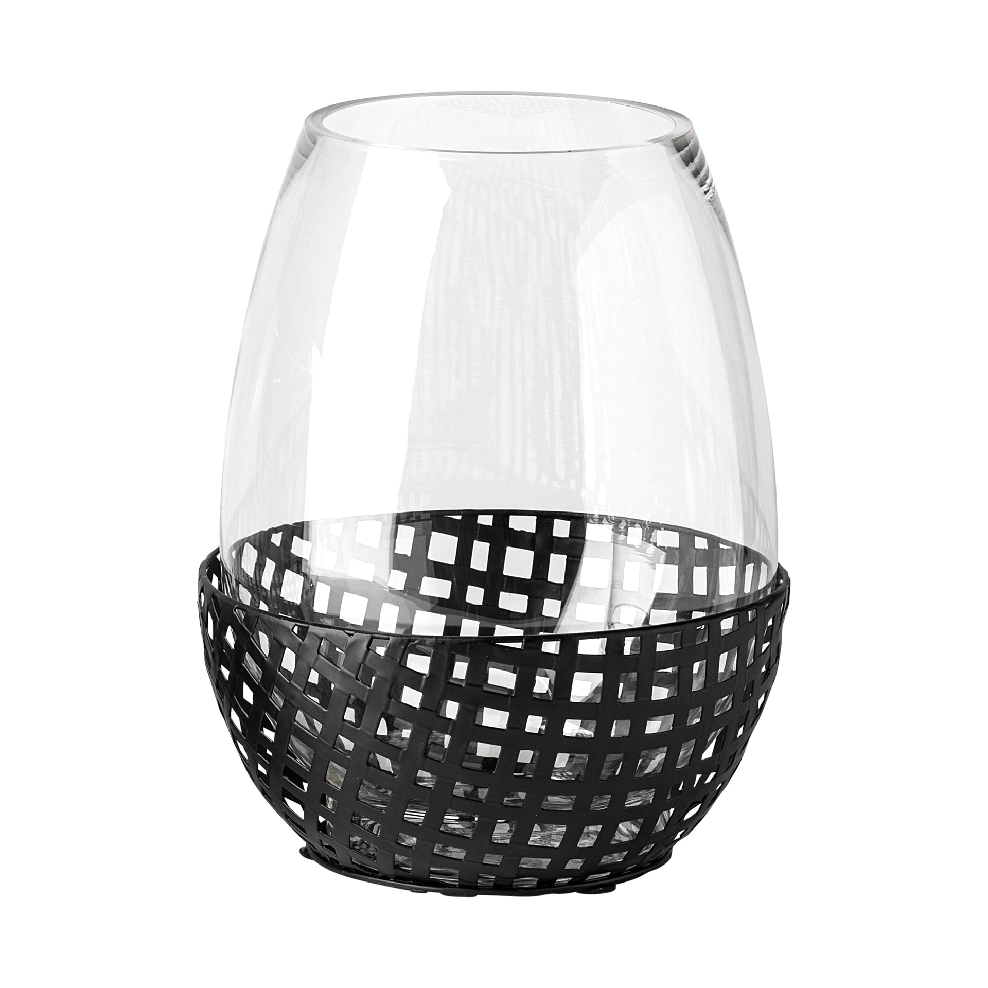 Mercana Reena 7.7" x 7.7" x 9.8" Metal Candle Holder