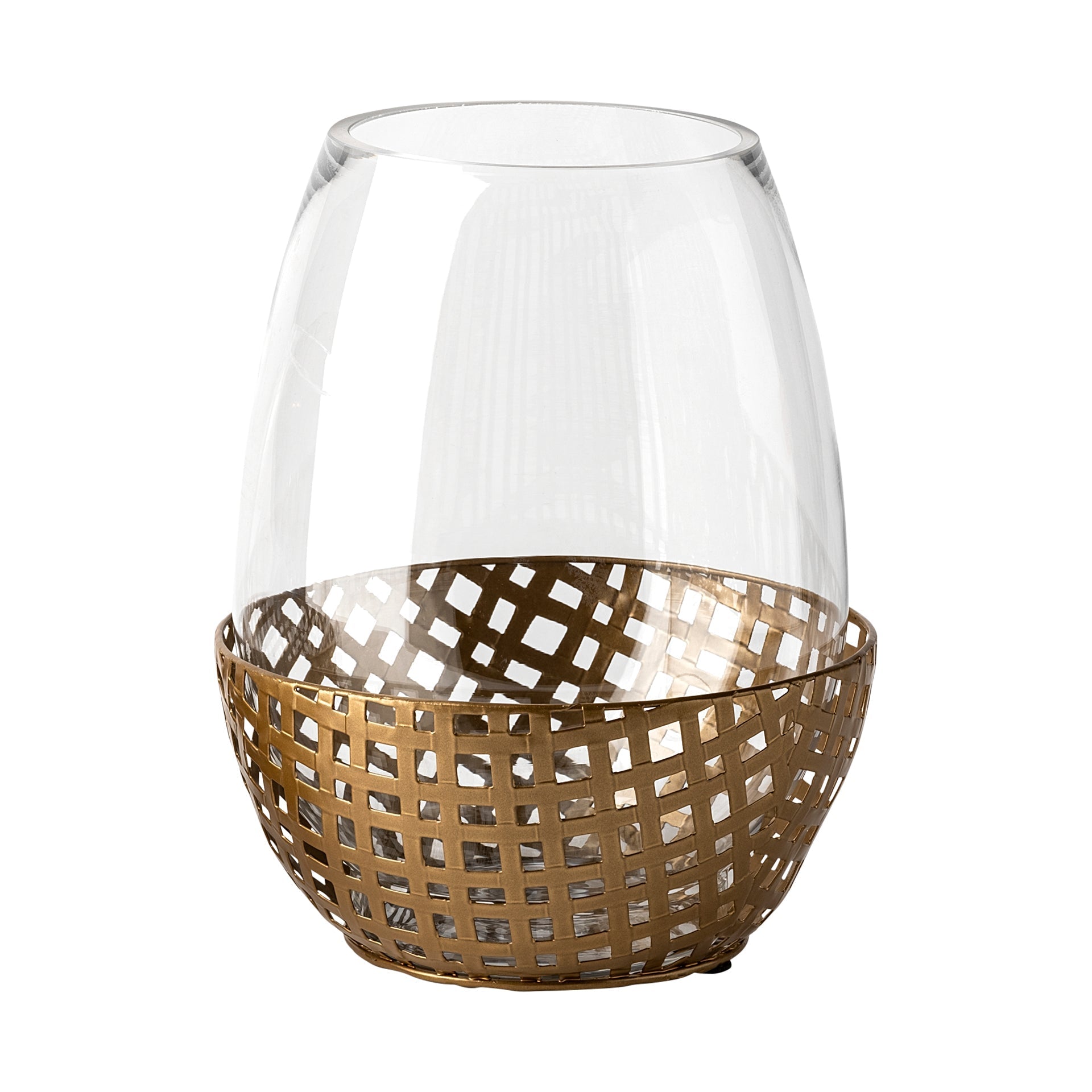 Mercana Reena 7.7" x 7.7" x 9.8" Metal Candle Holder