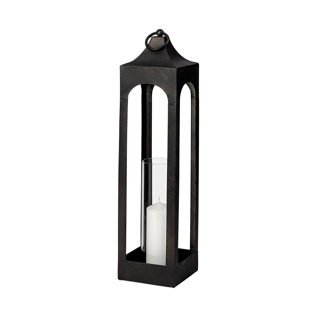 Mercana Ina 9.4" x 9.4" x 33.9" Metal Lantern