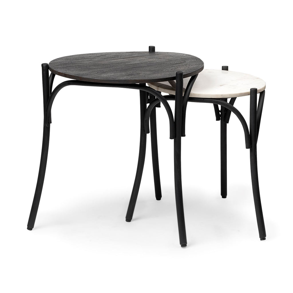 Mercana Etienne 23" x 23" x 24.3" Side Table