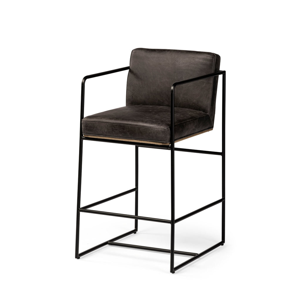 Mercana Stamford 18.7" x 22.6" x 36" Metal Stool