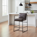 Mercana Stamford 18.7" x 22.6" x 36" Metal Stool