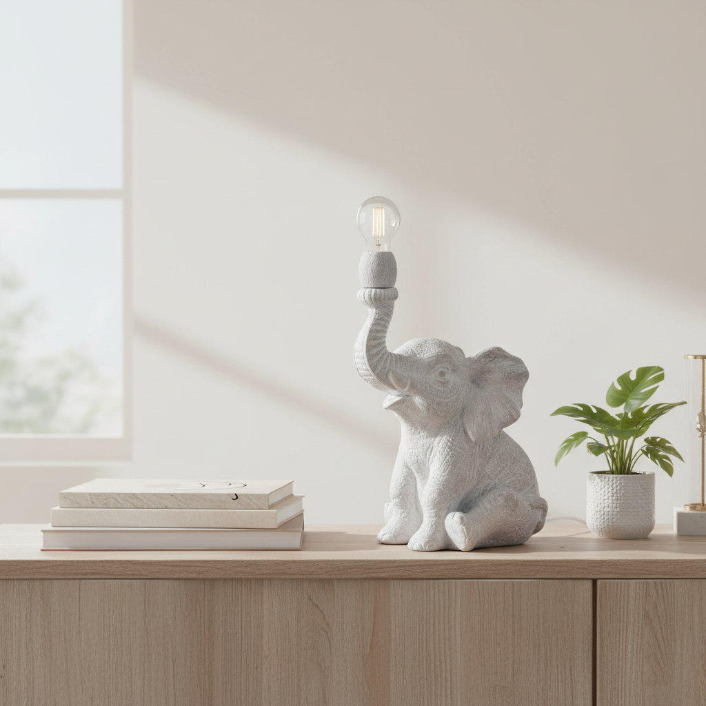 Mercana Tantor 11.4" x 8.5" x 15.9" Table Lamp