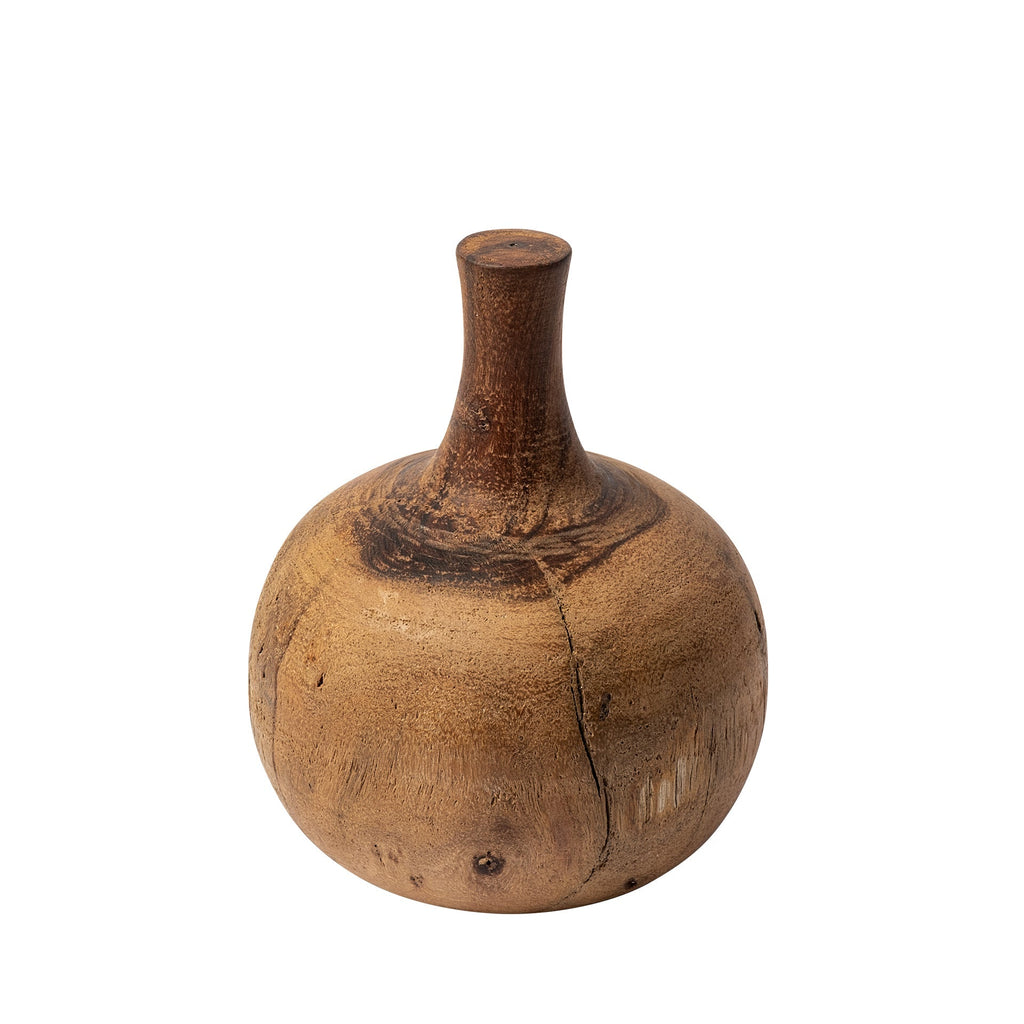 Mercana Afra 6.5" x 6.5" x 8" Solid Wood Decorative Object