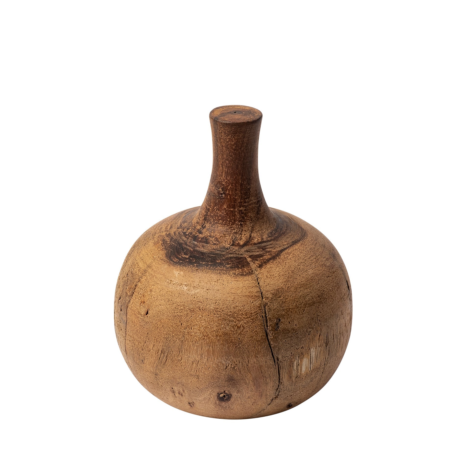 Mercana Afra 6.5" x 6.5" x 8" Solid Wood Decorative Object