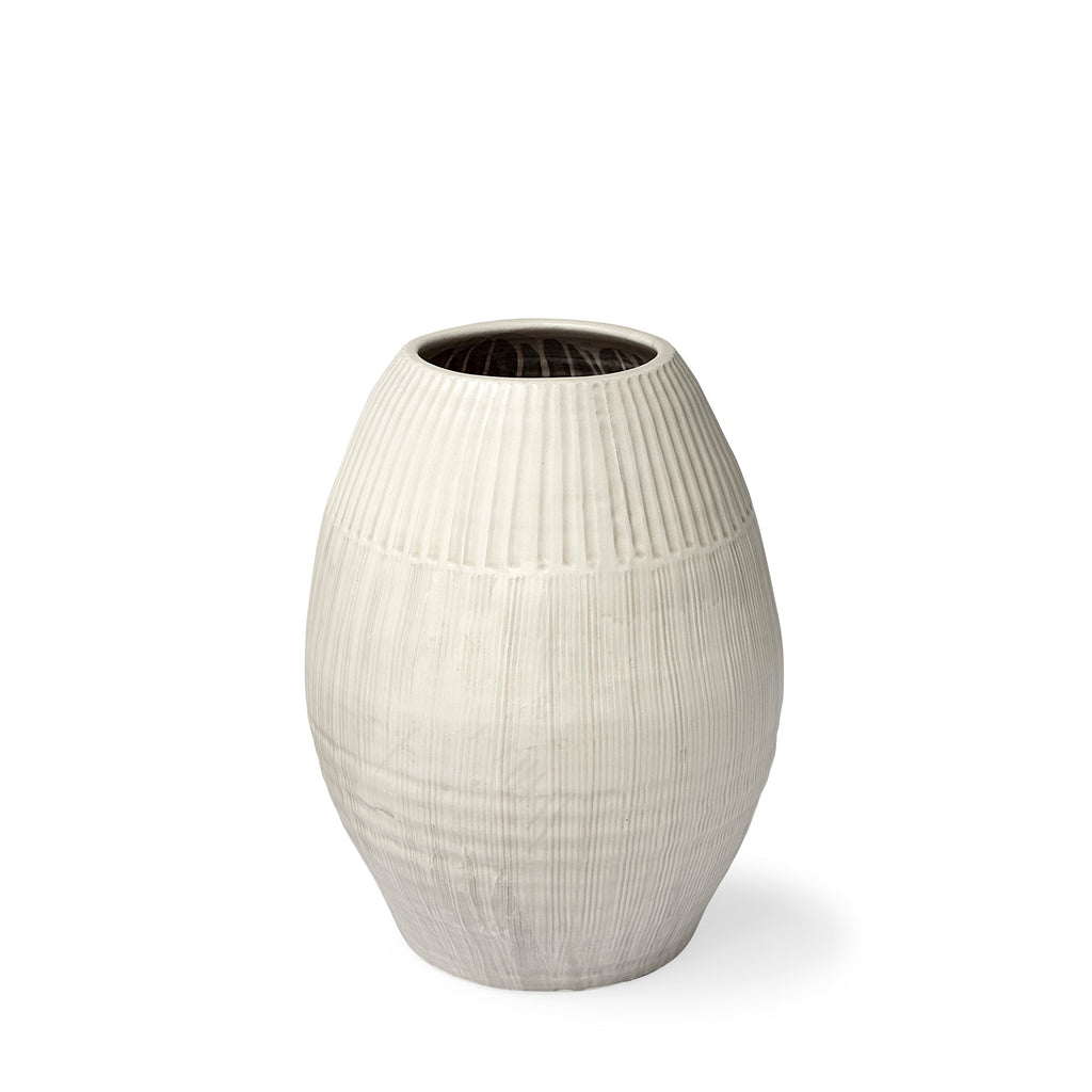 Mercana Reyan 15.7" x 15.7" x 21.3" Ceramic Floor Vase