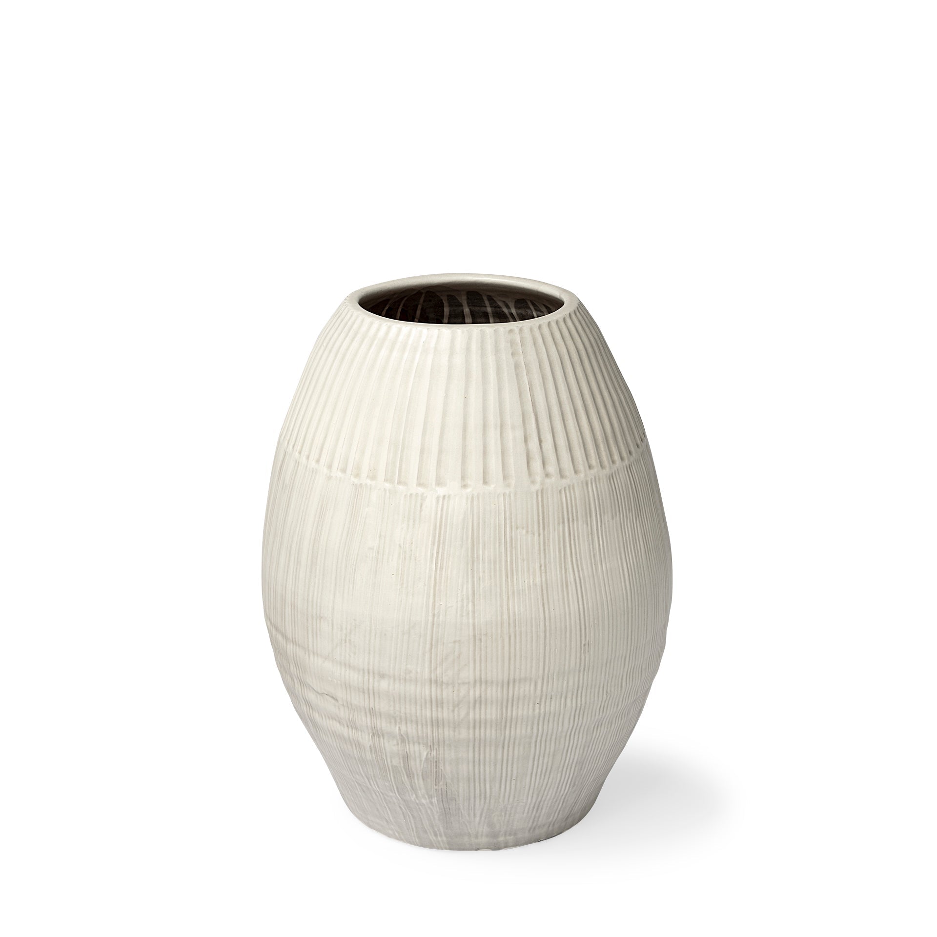 Mercana Reyan 15.7" x 15.7" x 21.3" Ceramic Floor Vase