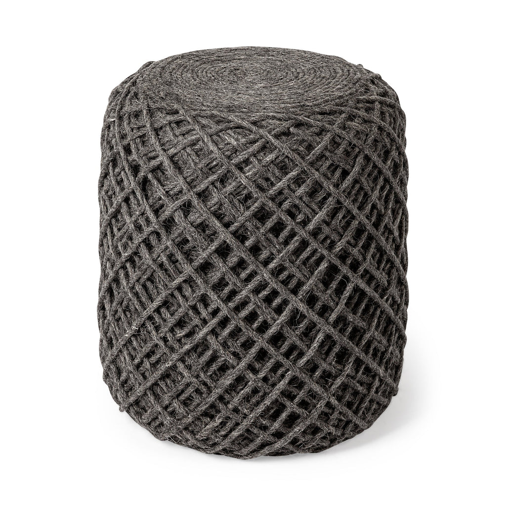 Mercana Allium 15.8" x 15.8" x 17.8" Fabric Pouf