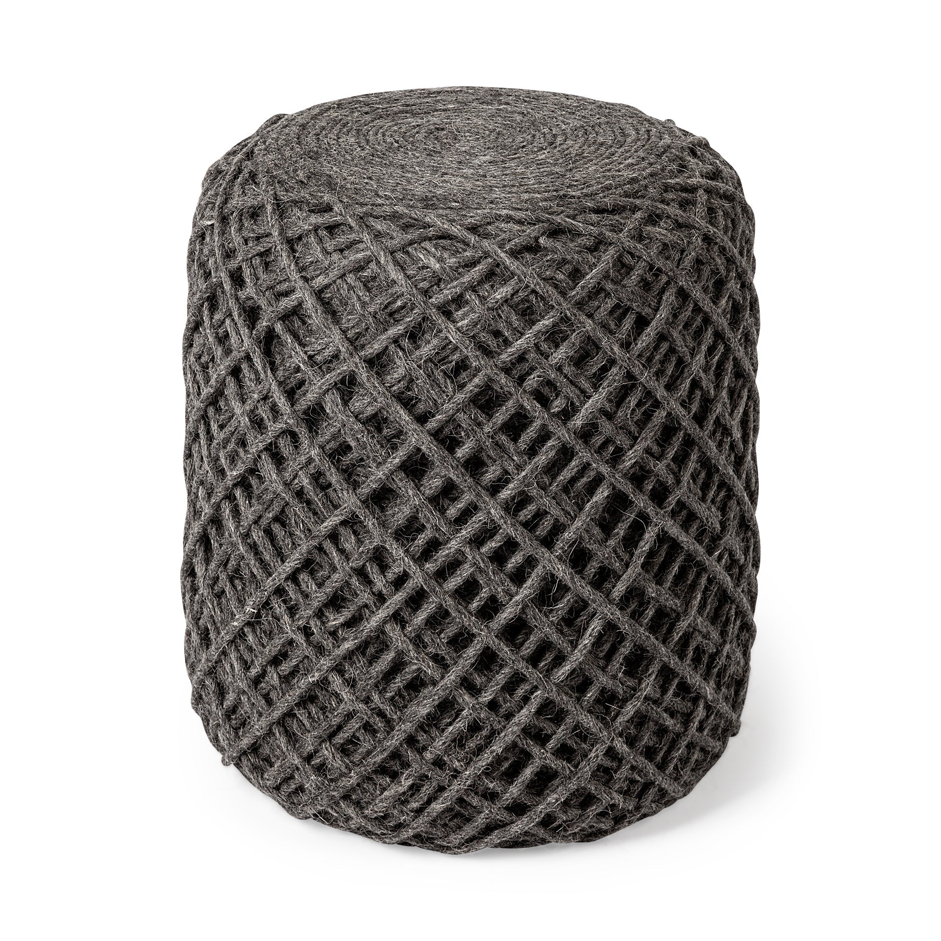 Mercana Allium 15.8" x 15.8" x 17.8" Fabric Pouf