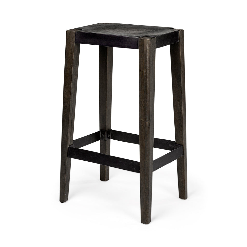 Mercana Nell 16" x 12" x 30" Wood Stool