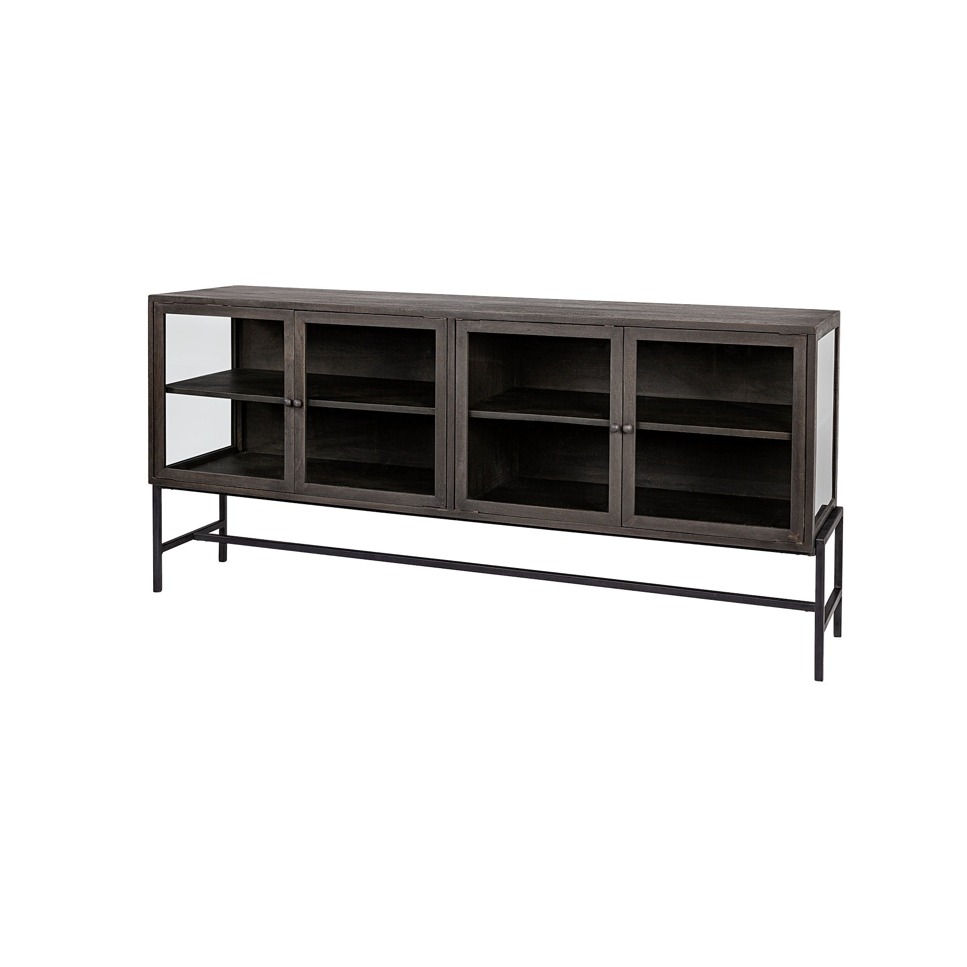 Mercana Arelius 70" x 18" x 32" Solid Wood Sideboard