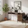 Mercana Glenn 55.5" x 22" x 31" Solid Wood Desk