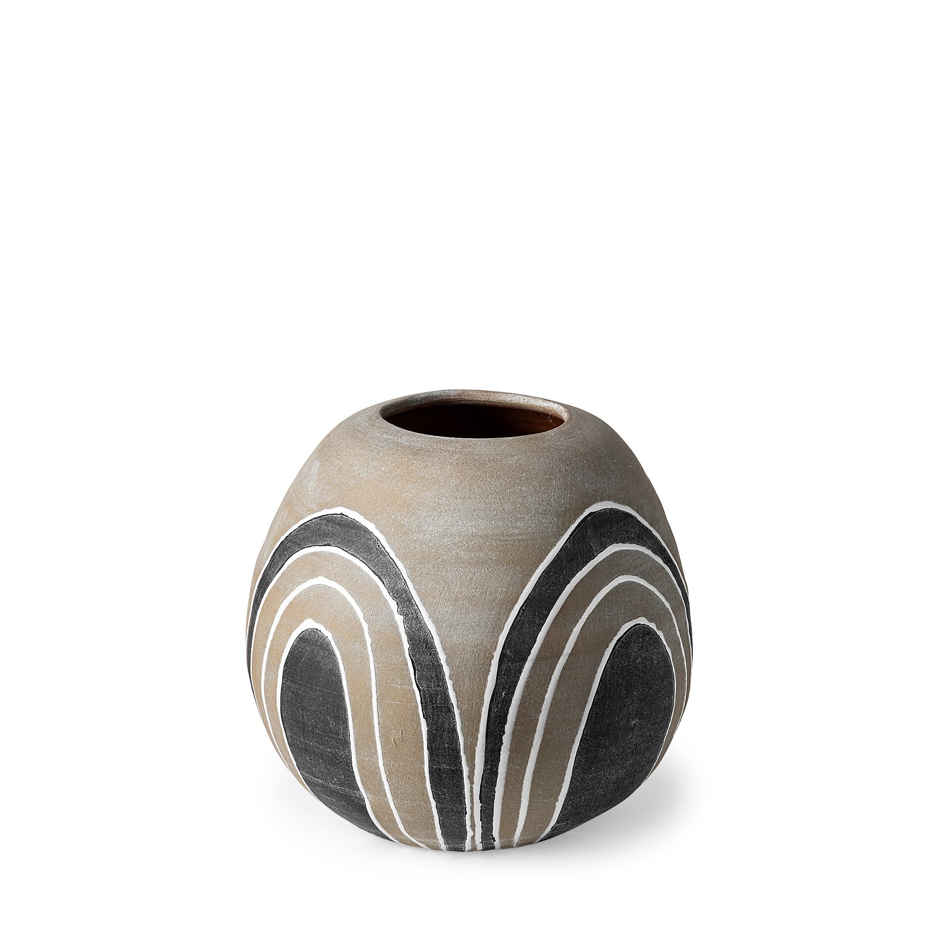 Mercana Cove 10.2" x 10.2" x 9.6" Ceramic Vase