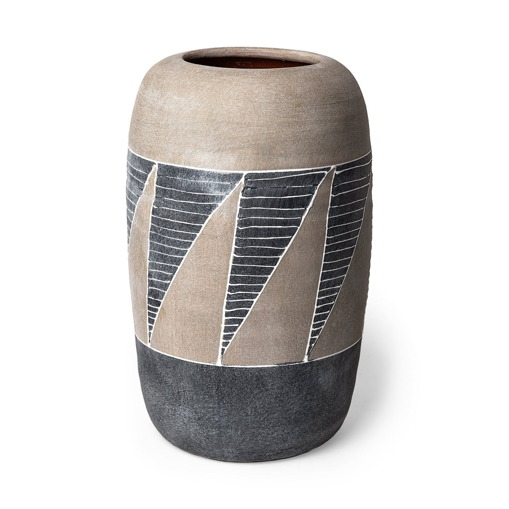 Mercana Cove 9.3" x 9.3" x 15.2" Ceramic Vase