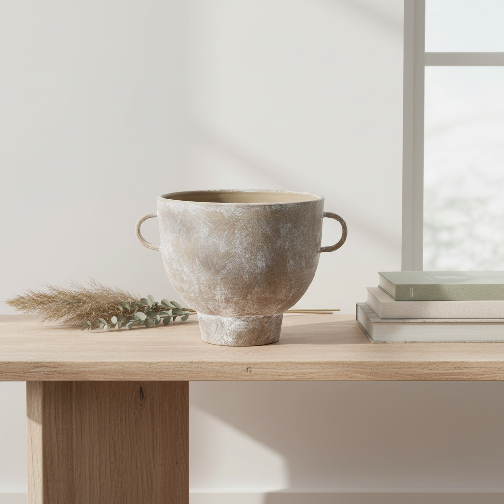 Mercana Deya 14.2" x 10.8" x 9.8" Ceramic Vase