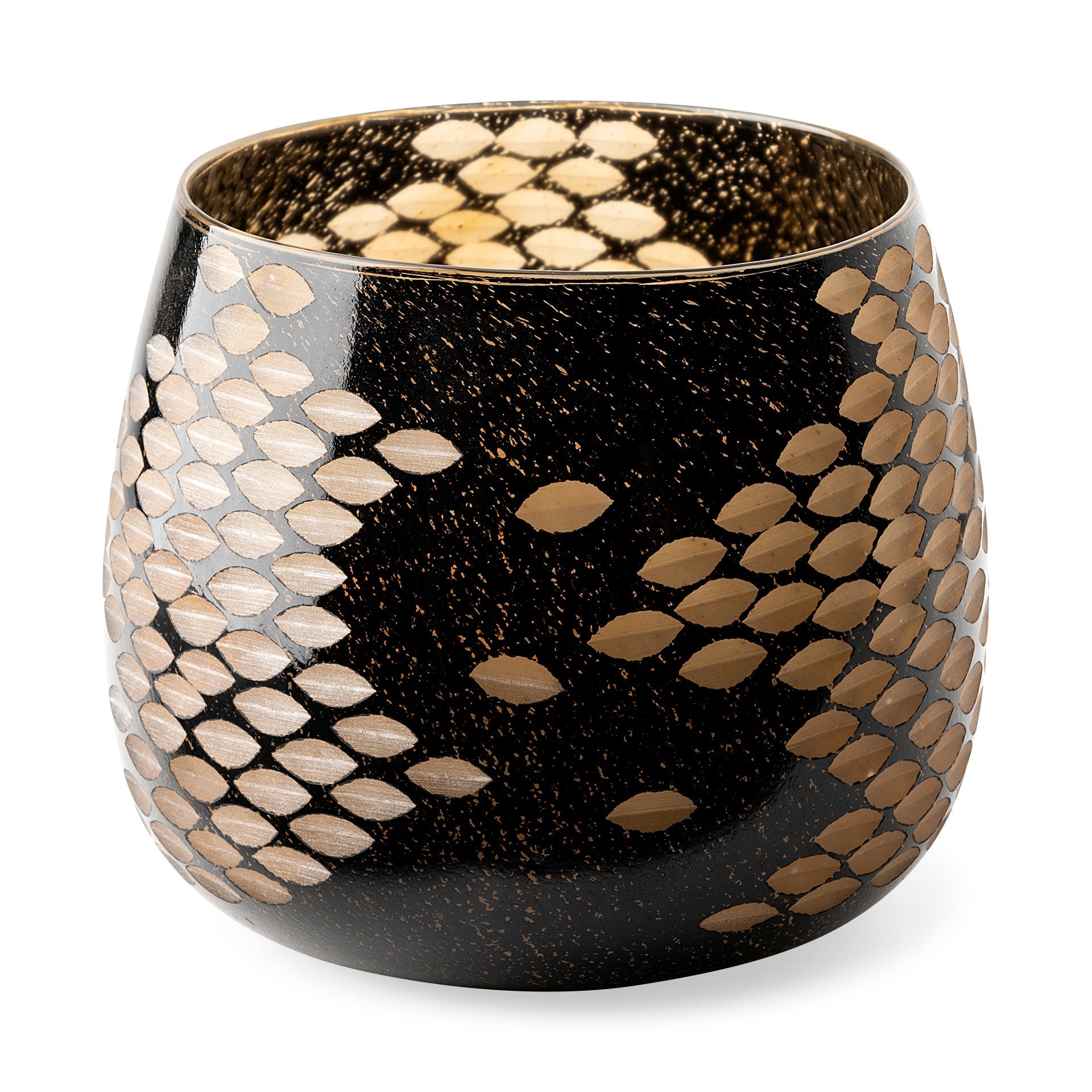Mercana Mojave 8.9" x 8.9" x 7.7" Glass Vase